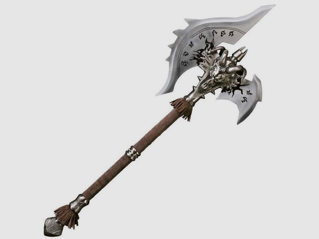 Shadowmourne Axt mit Wandhalterung