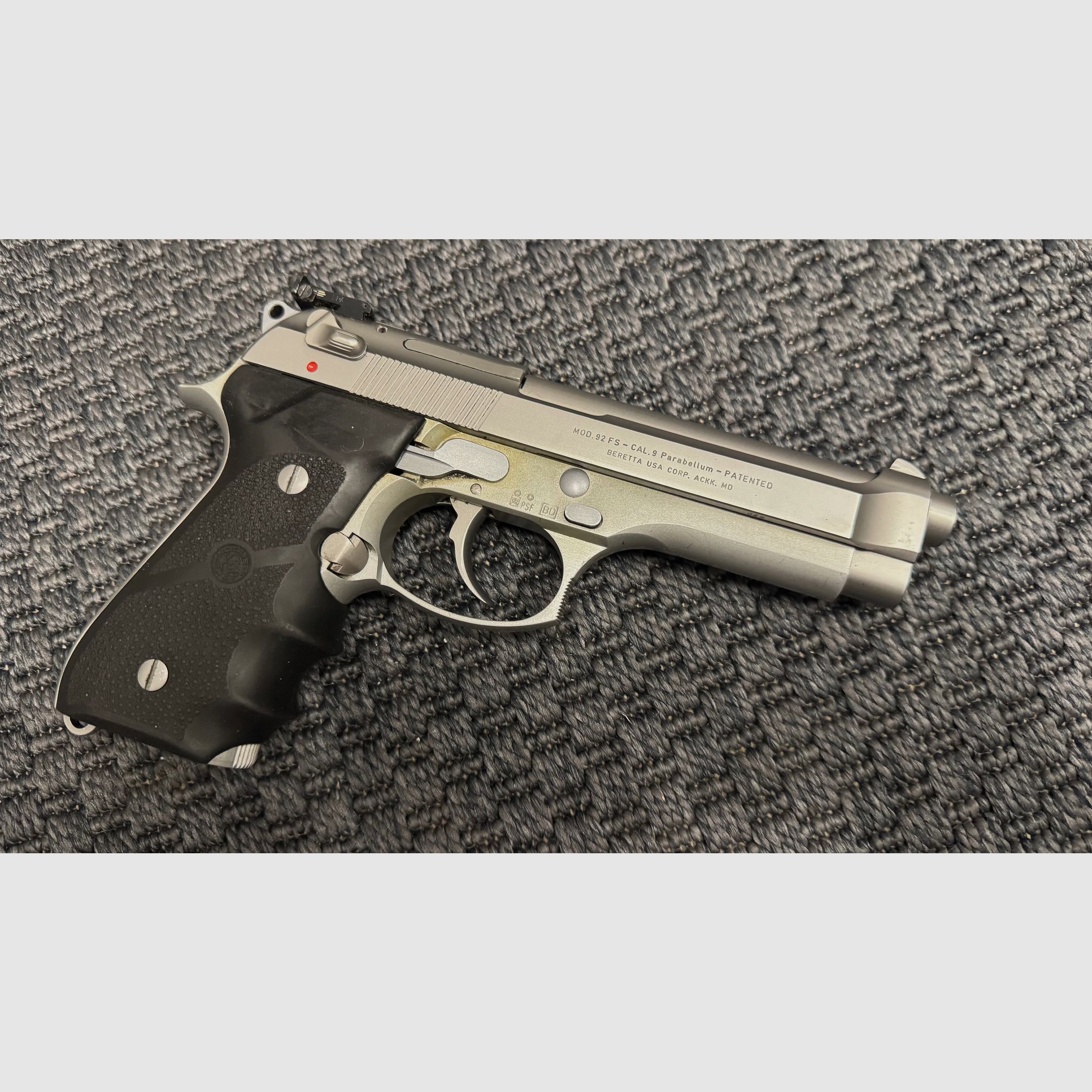 Beretta 92 FS stainless 9mm