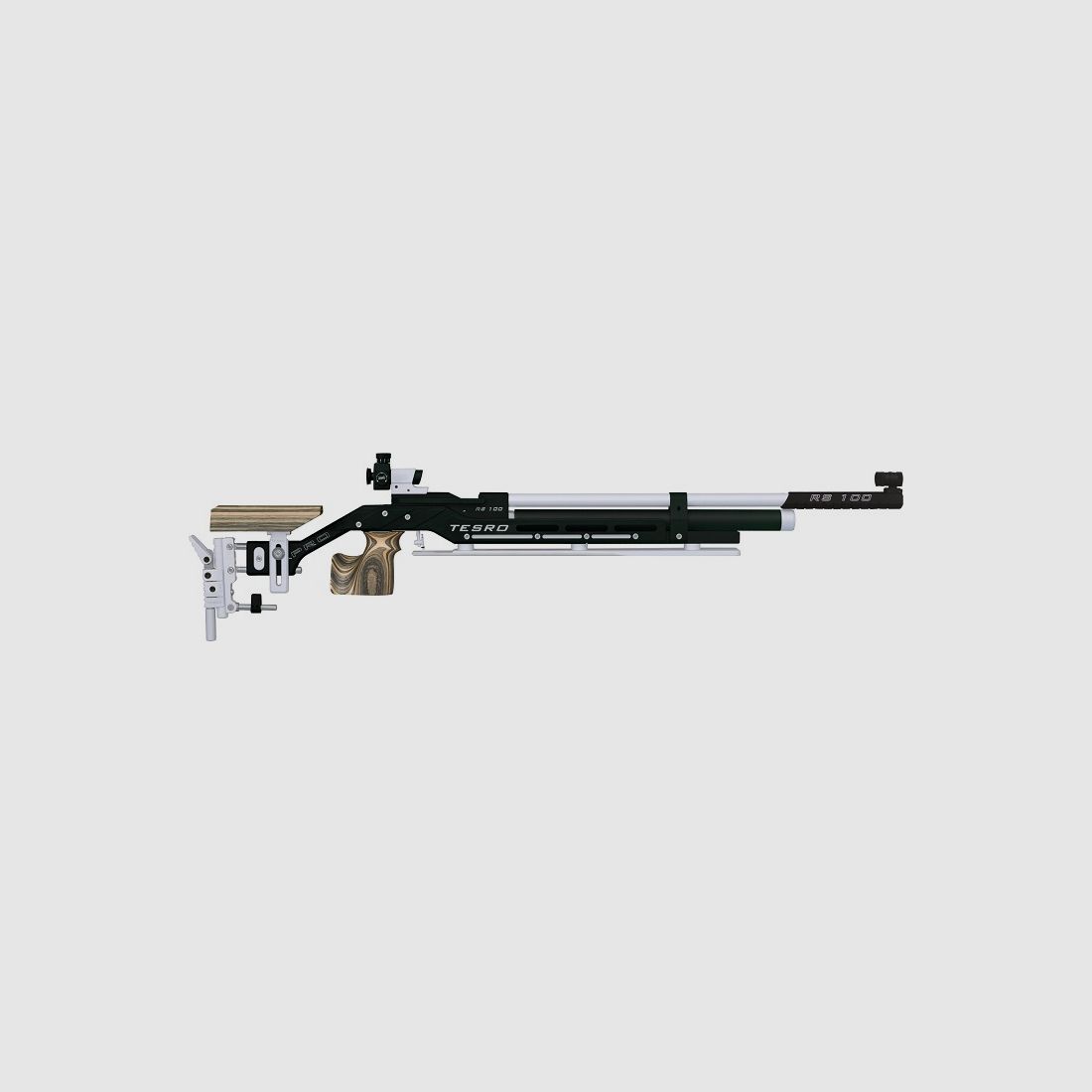 Tesro RS 100 PRO Auflage schwarz/blau links Luftgewehr Match