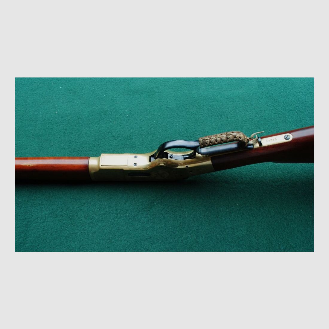 Win. 66 Carbine, Indian Head graviert, komplett CAS überarbeitet