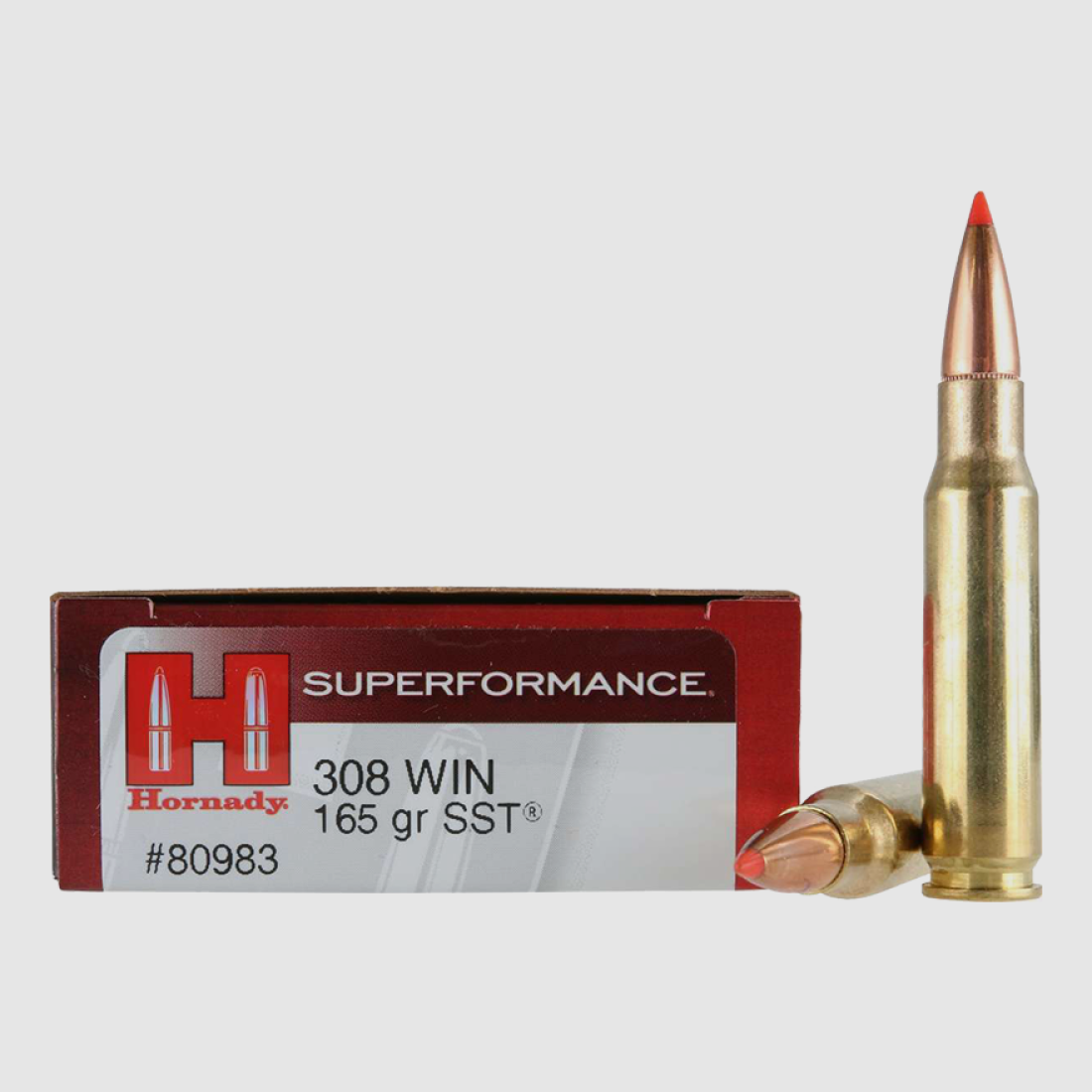 308 Winchester Hornady SUPERFORMANCE® 165 gr SST® VE20