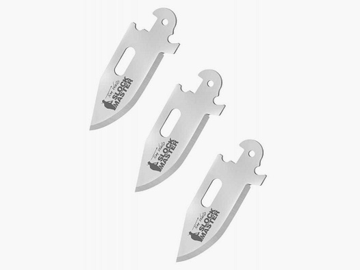 Cold Steel Click-N-Cut Ersatzklingen, Clip-Point, 3er Pack