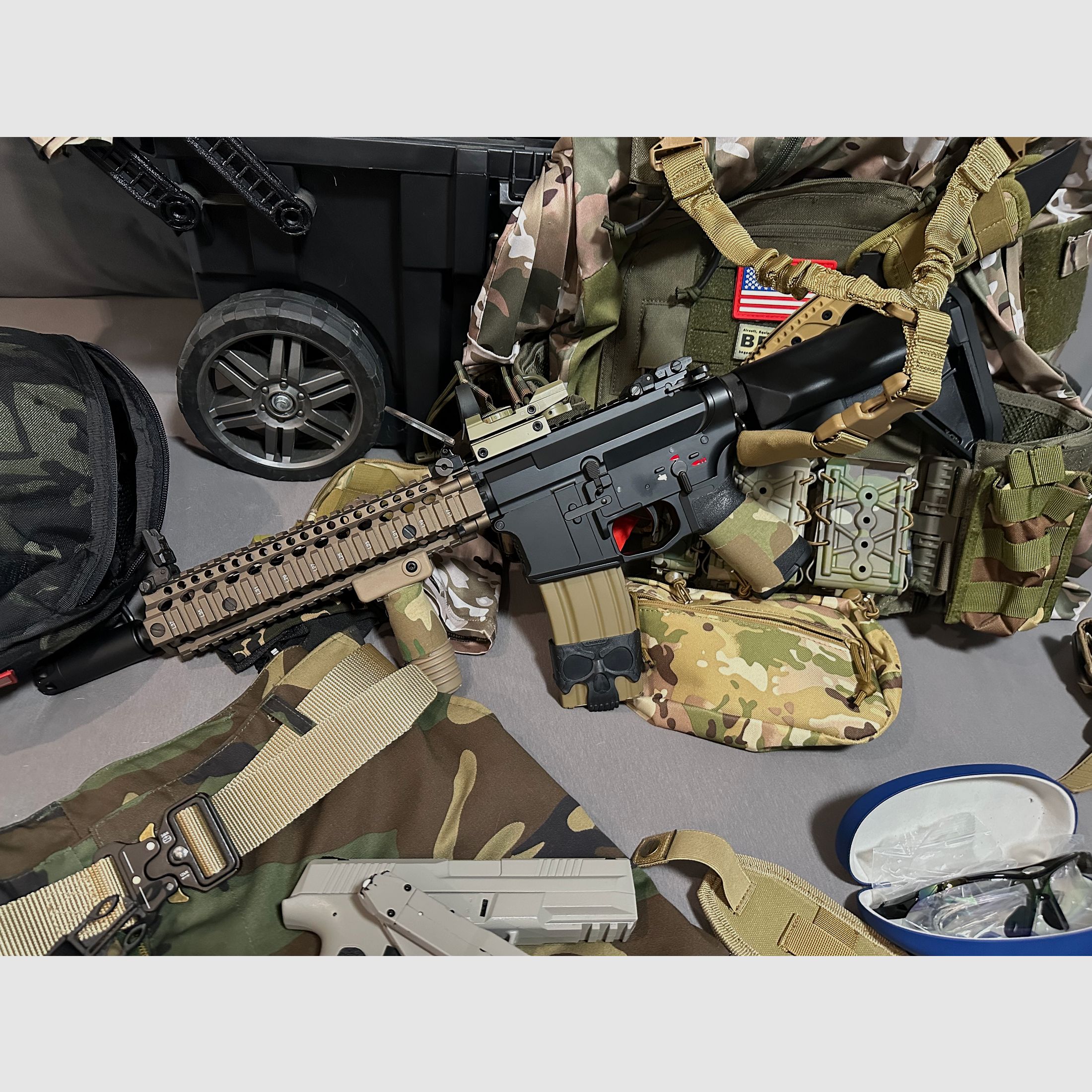 Airsoftuitrusting met M4 Nova Special Purpose incl. Tracer