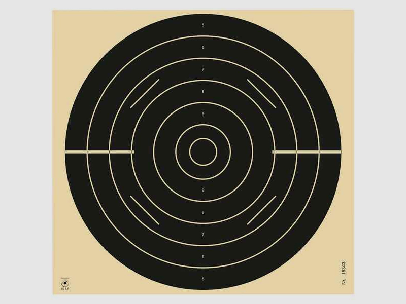 Scheibe Schnellfeuer 25m 55X52cm 250 St