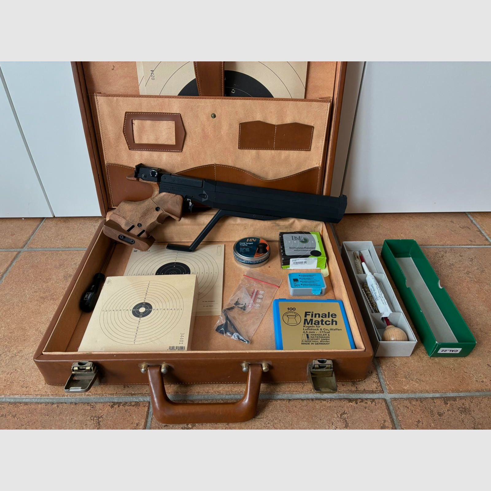 Feinwerkbau Mod.100 pistola de aire set completo