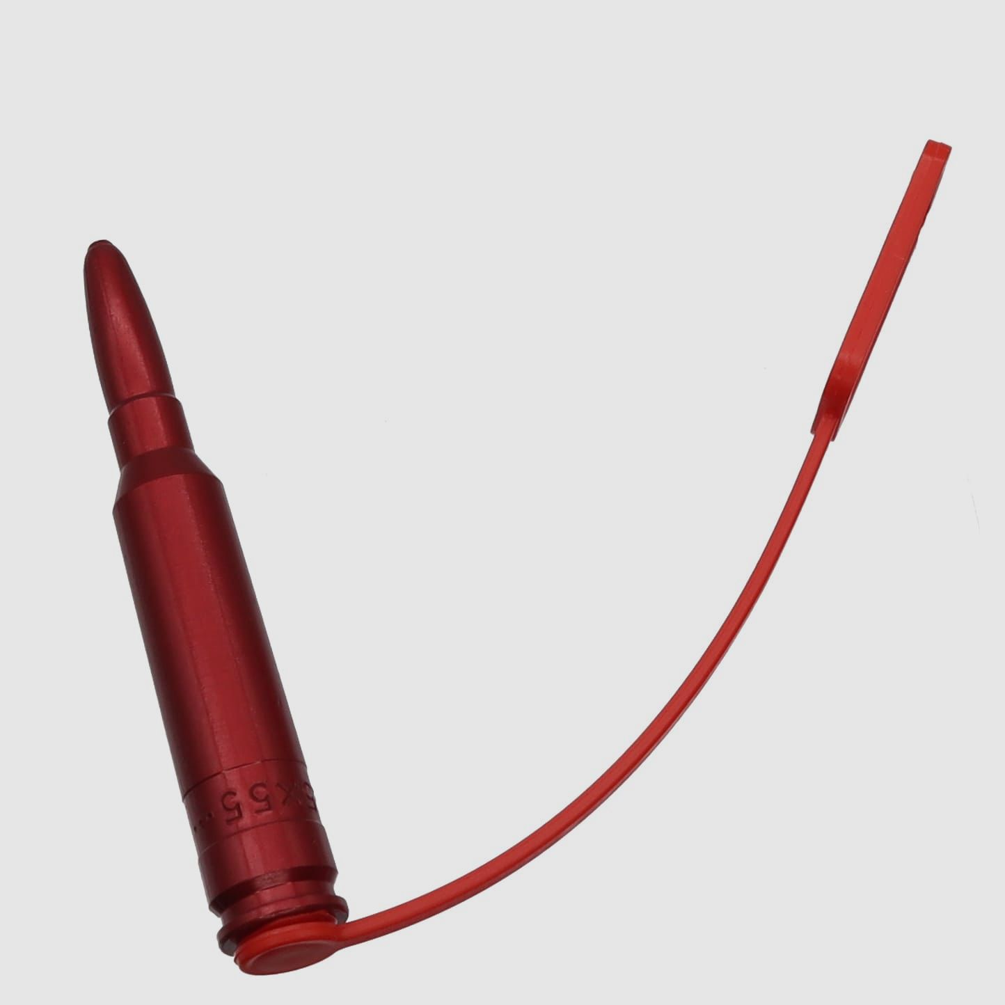 Alu Pufferpatrone mit Sicherheitsfahne - 6,5x55Schweden Mauser