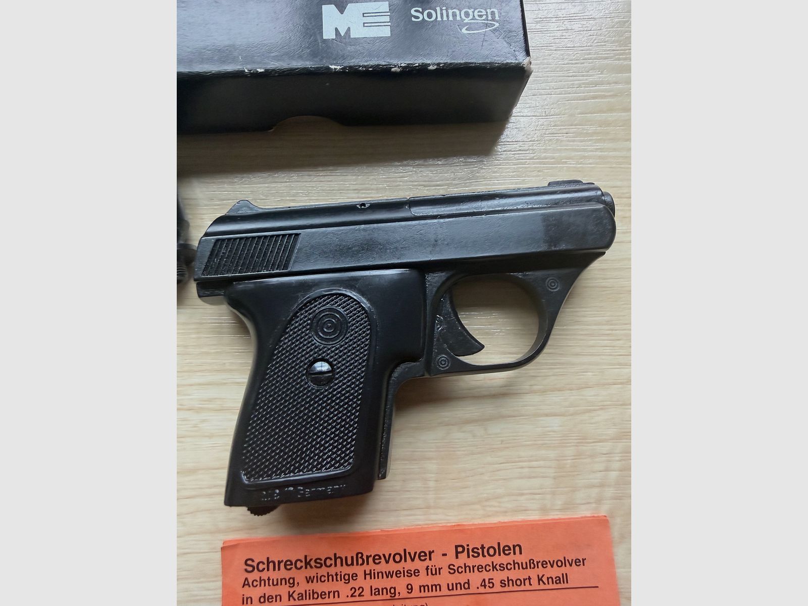 ME 8 Detective Taschenpistole – Kal. 8mm K. – PTB 100/2 