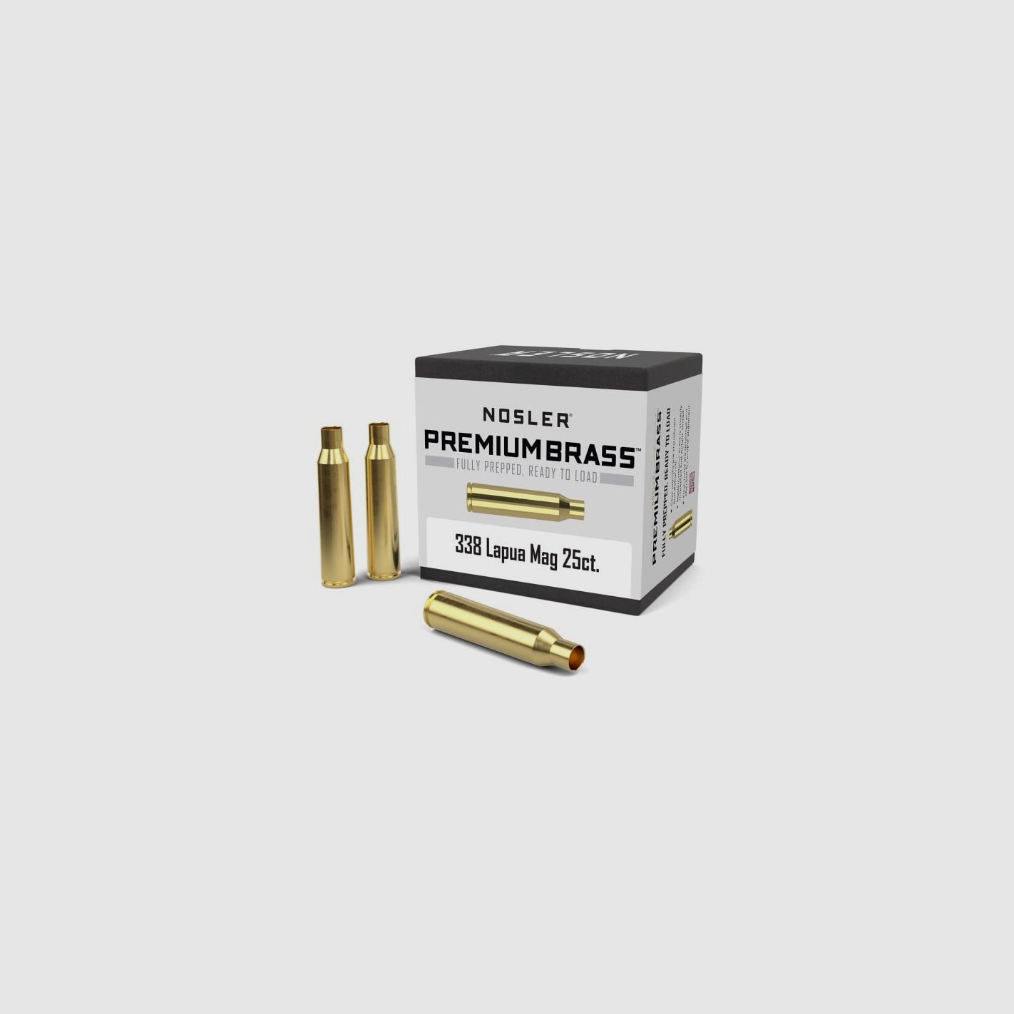 NOSLER CUSTOM CARTUCHOS CAL. 338 LAPUA 25PZ., imagen 2 de 2