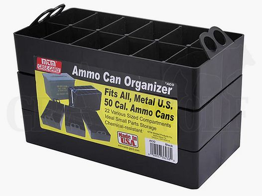 MTM Organizer per Munizioni 3 pezzi nero
