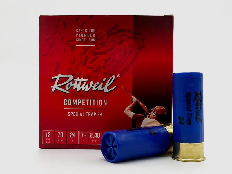 Rottweil Special TRAP, Kaliber 12/70 24g 1 Karton-Umverpackung (250 Schuss á 0,351 €*)