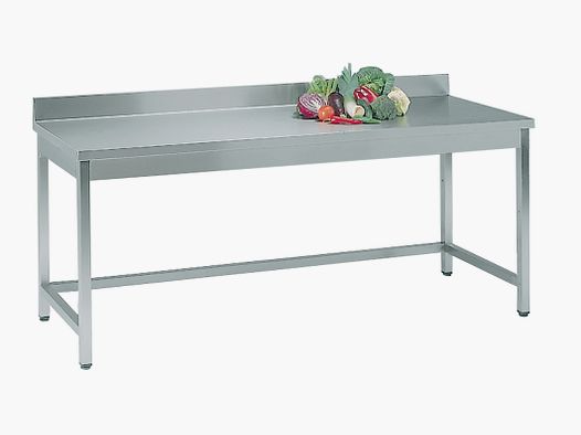 Arbeitstisch ohne Grundboden mit Aufkantung 700 mm Tiefe