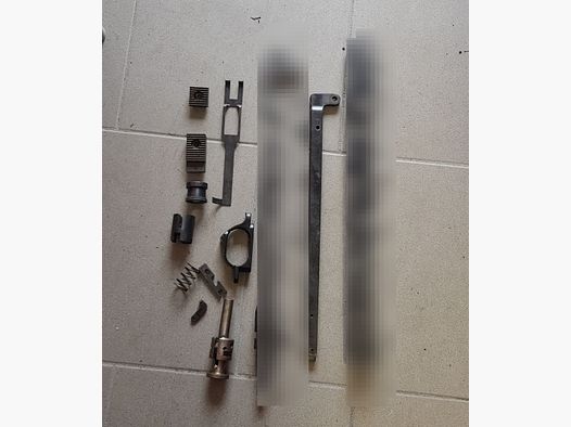 Części zamienne Haenel Mod. 312 z bocznym napinaczem, ramię napinacza, tłok, śruby itd... Cena od