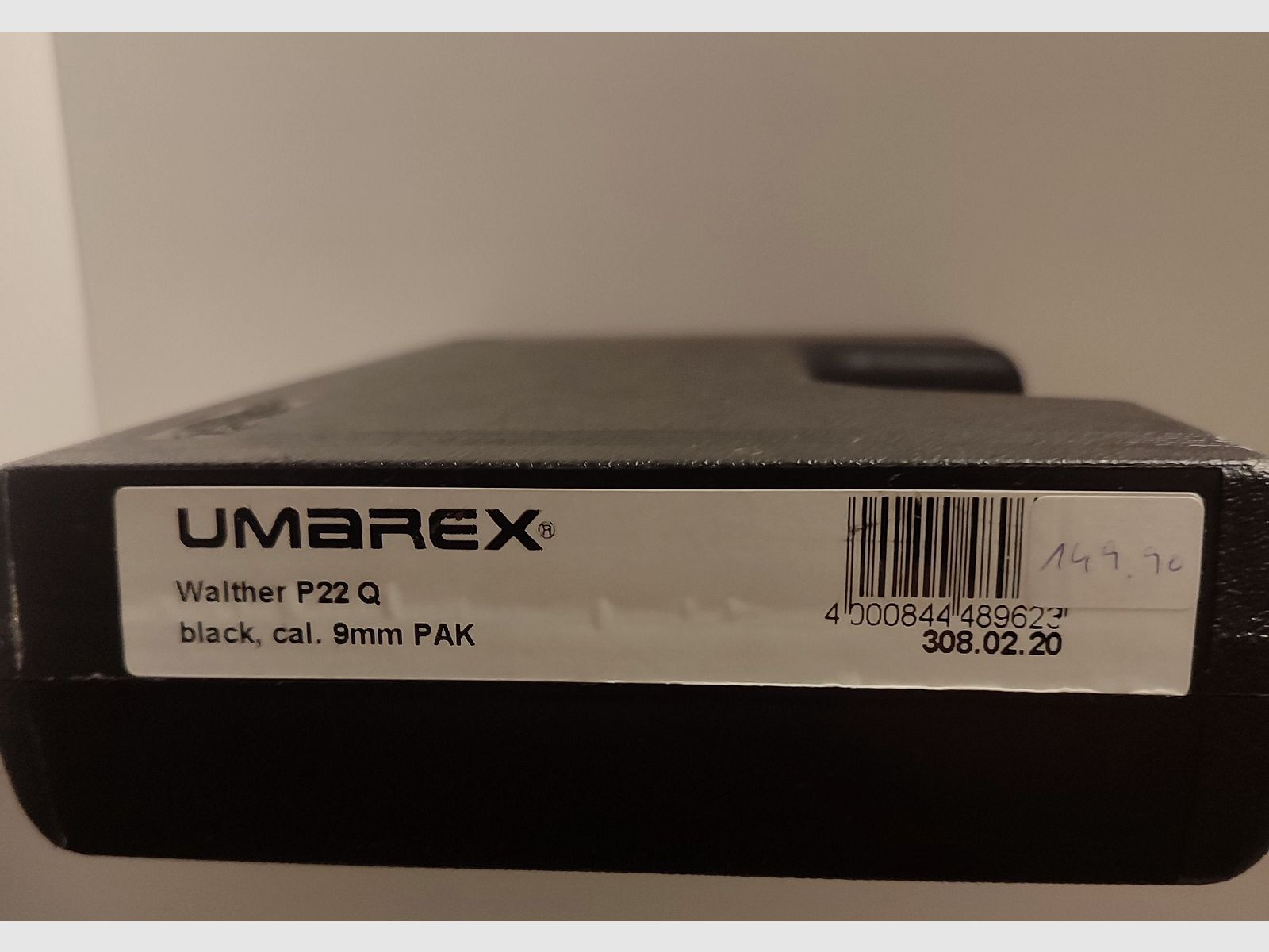 Walther P22Q Schreckschuss Pistole 9mm P.A.K. schwarz
