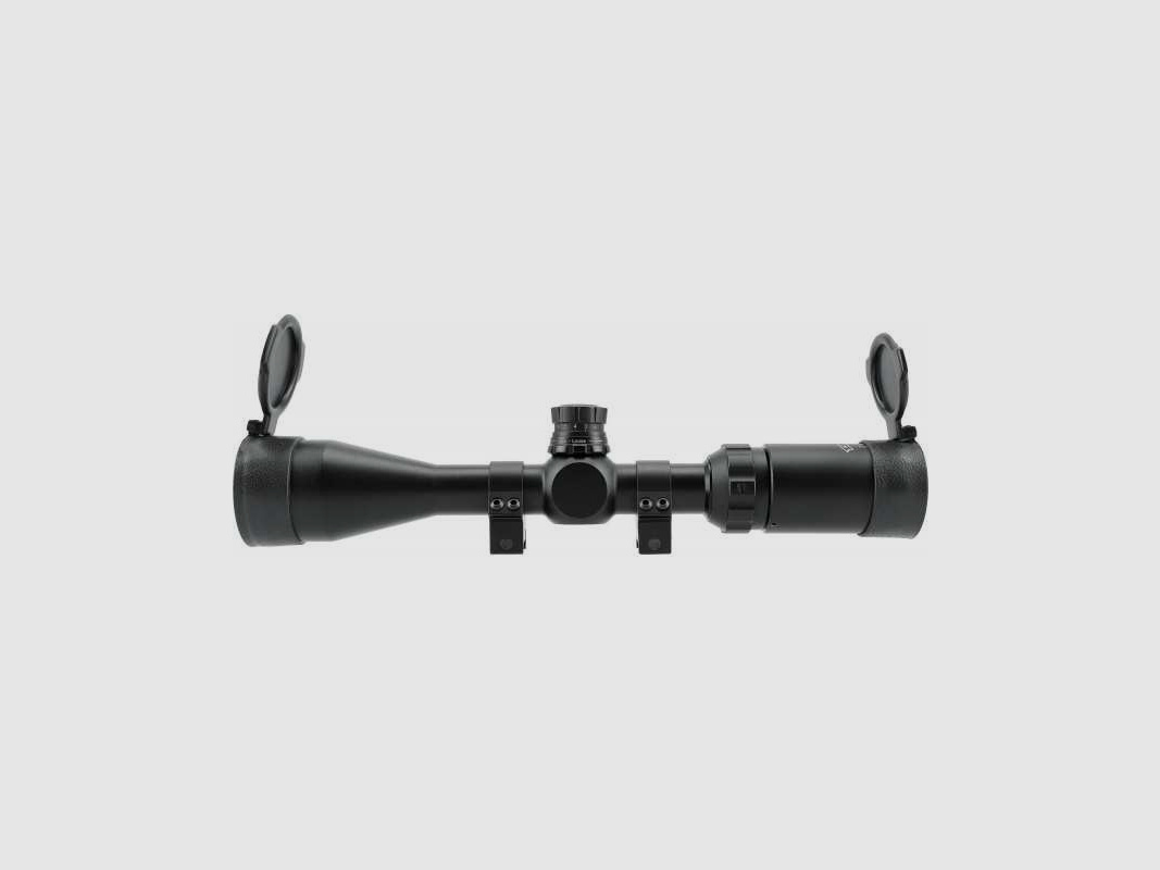 Walther ZF 3-9x44 Sniper inkl. Flip-Up-Kappen und Montageringen Ø25,4 mm