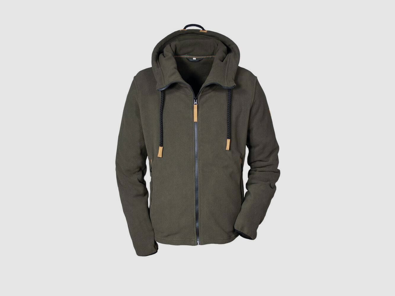 Hubertus Fleecejacke mit Kapuze