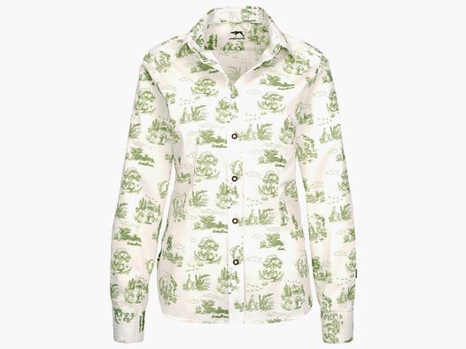 Jagdhund Bluse Madeleine, Oliv