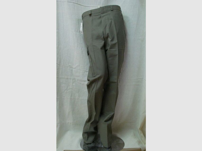 AKAH Jeans mit Patte mit Bein- u. Messertasche, Bild 1 von 2