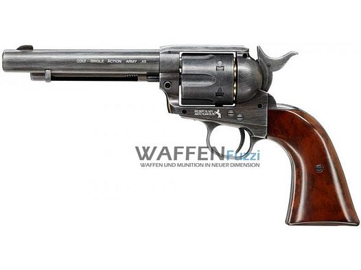 Colt Single Action Army SAA CO2-Revolver Antik Finish Kaliber 4,5 mm Diabolo