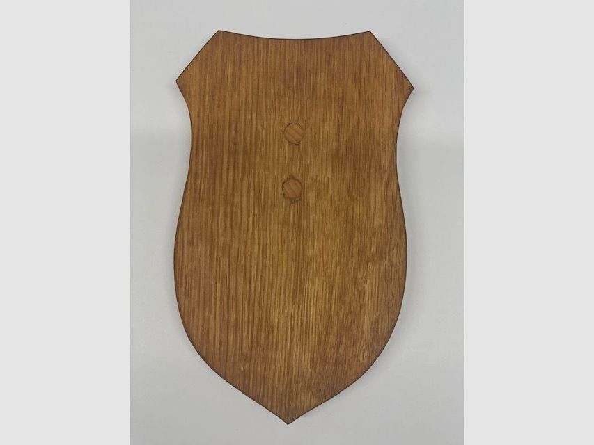 Wappenschilder für Rehtrophäen 18cmx11,5cm