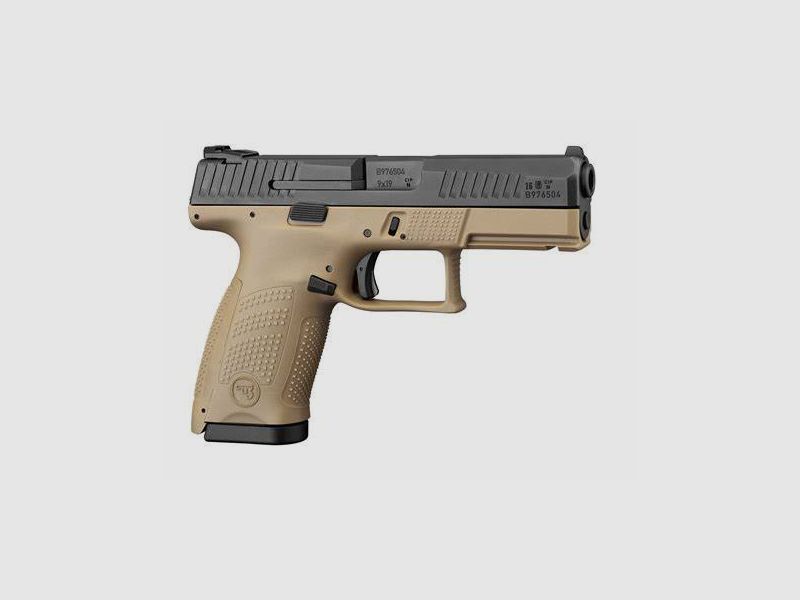 CZ P10 C pistool zwart / FDE Kal. 9mm, afbeelding 2 van 3
