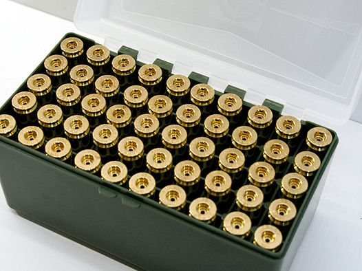 50 Stück NEUE RWS Hülsen 6,5x65 RUAG HighEndCases Wiederladehülsen 6,5 x 65 6,5mm 65mm in 50er BOX