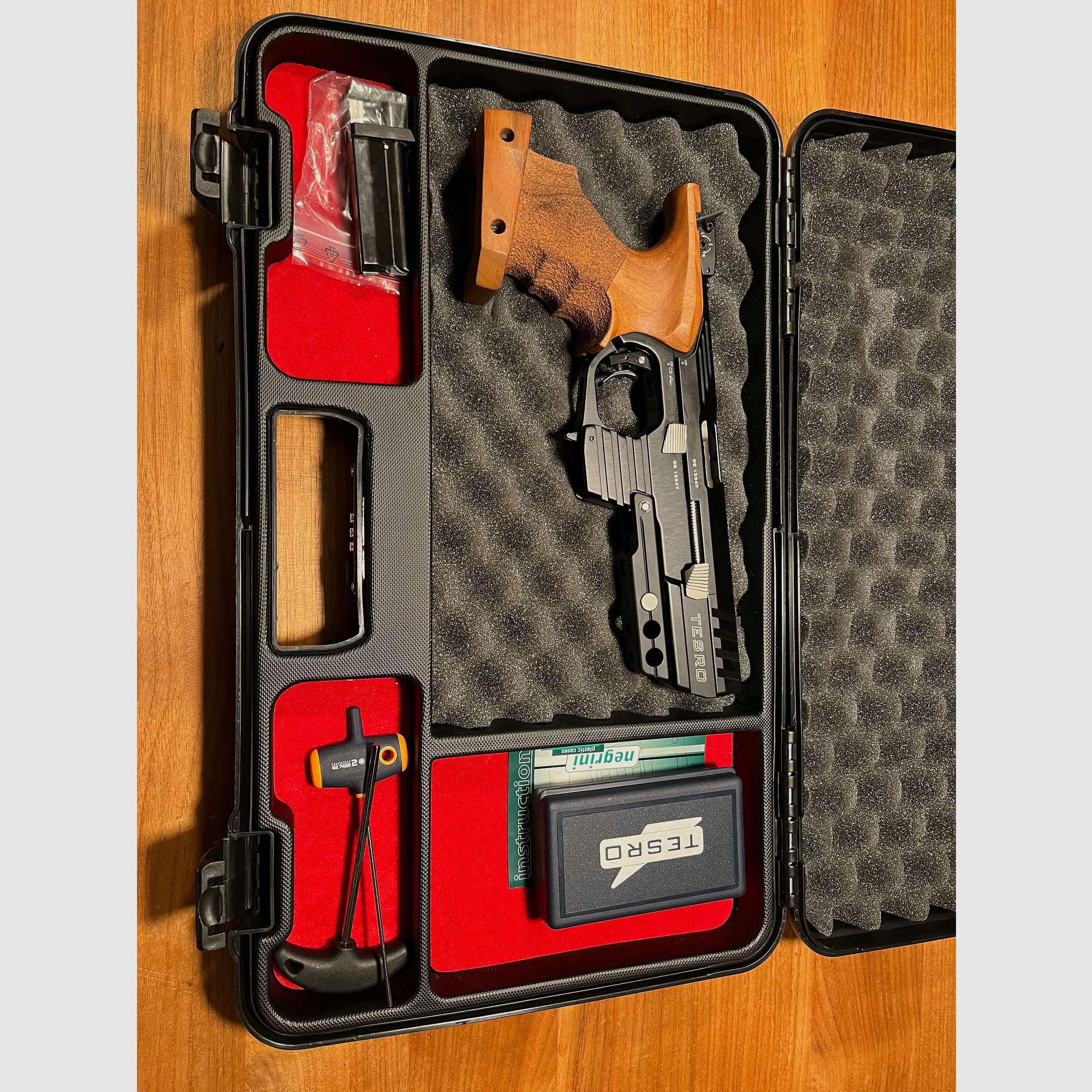 Tesro small caliber sport pistol
