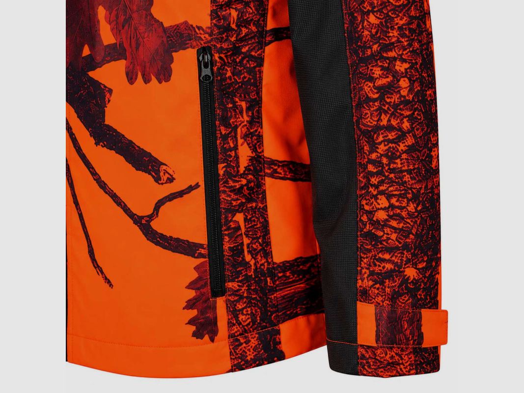 Treeland Maquisard Jacke orange Tarnung Wald - M bis 3XL, Bild 8 von 9