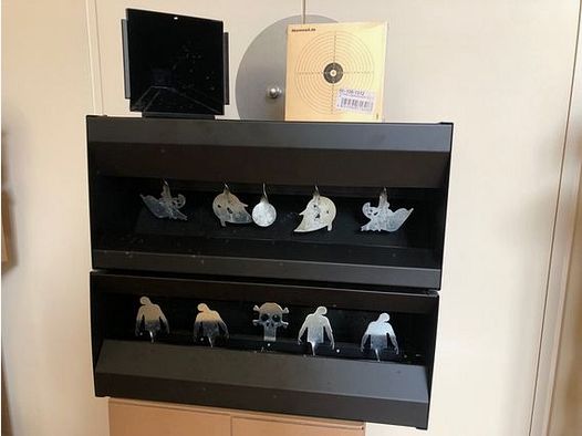 KUGELFANGKASTEN  PENDELKASTEN GEISt Zombie Zielscheiben  SET auch einzeln !