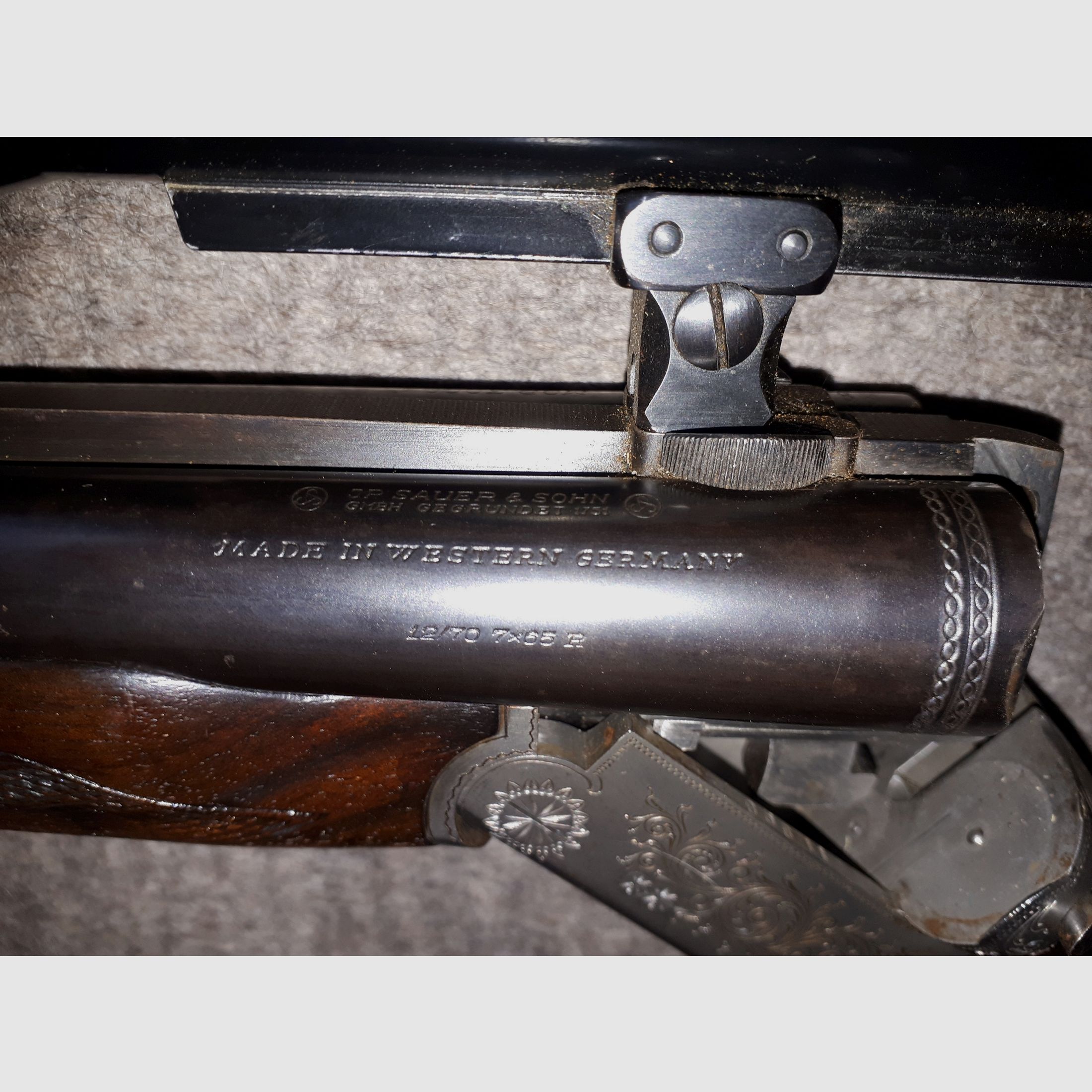 Bohrmaschine von Sauer u. Sohn Modell 3000.