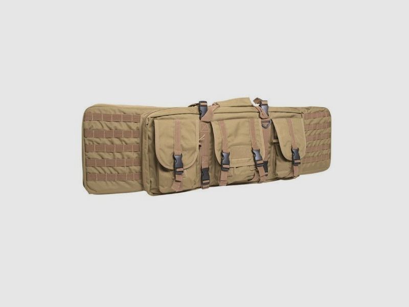 RIFLE CASE LARGE MOLLE - MIT TASCHEN - 106 CM