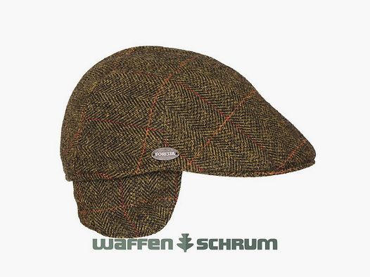 Foresta Mütze mit Ohrenwärmern Oliv Meliert