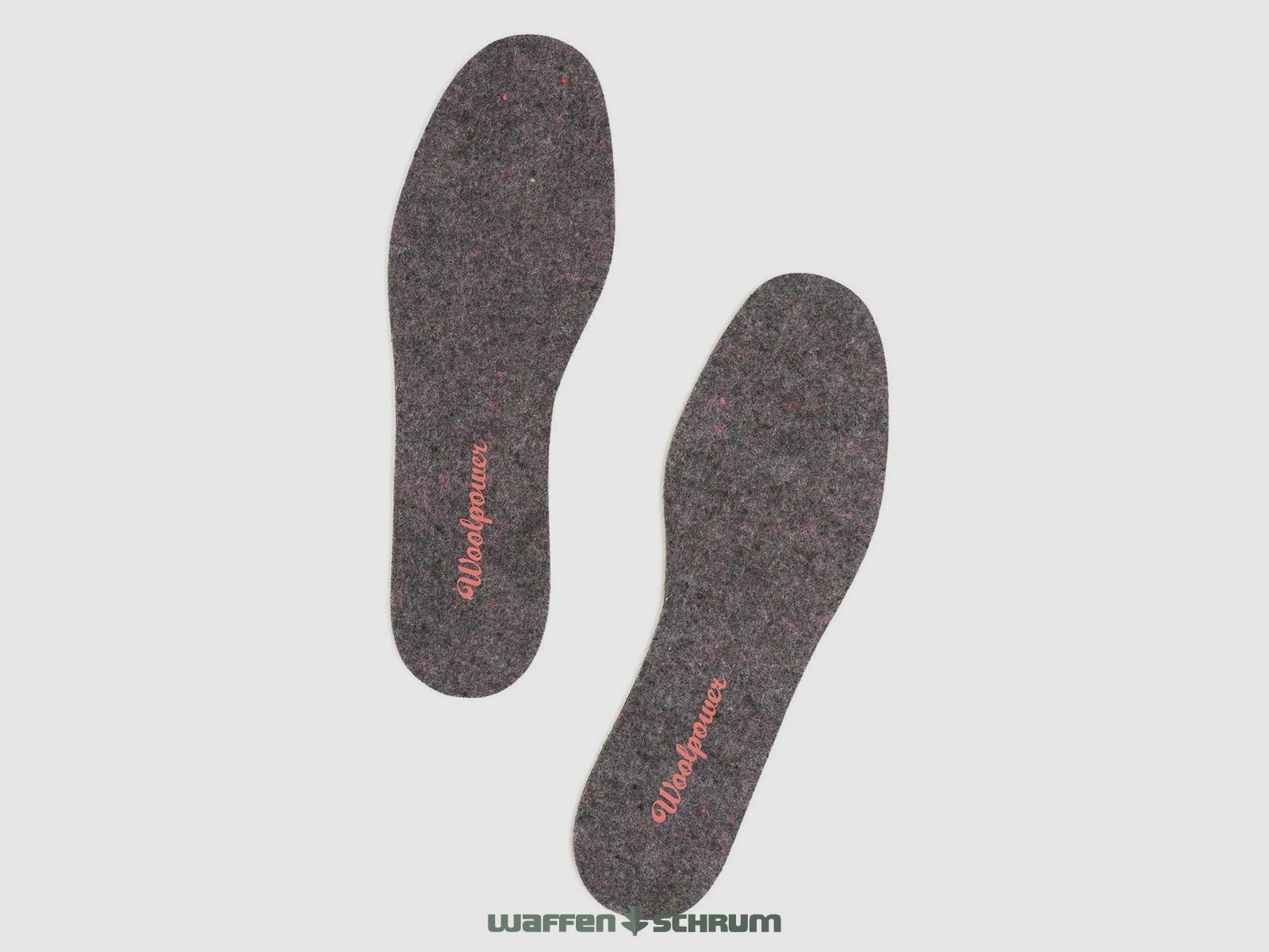 Woolpower Einlegesohlen Felt recycle grey