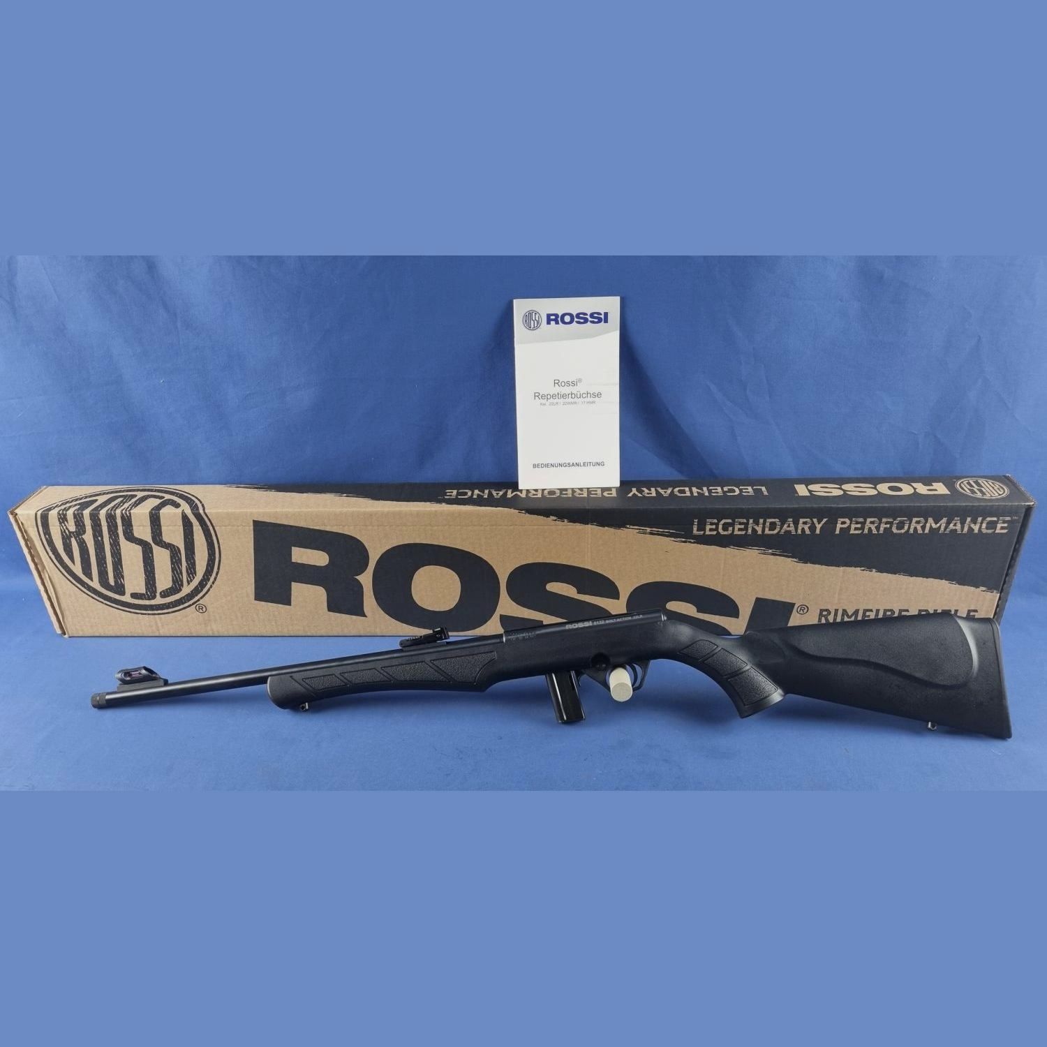 Rossi .22 LR Repetiergeweer 8122 met Mündingsdraad 1/2×20 Looplengte: 18" Zwart, afbeelding 3 van 3