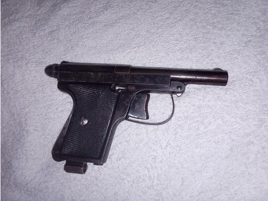 PISTOLE MANUFRANCE Der französische Polizist Kaliber 6,35 mm (25 ACP ODER 25 AUTO) KATEGORIE B