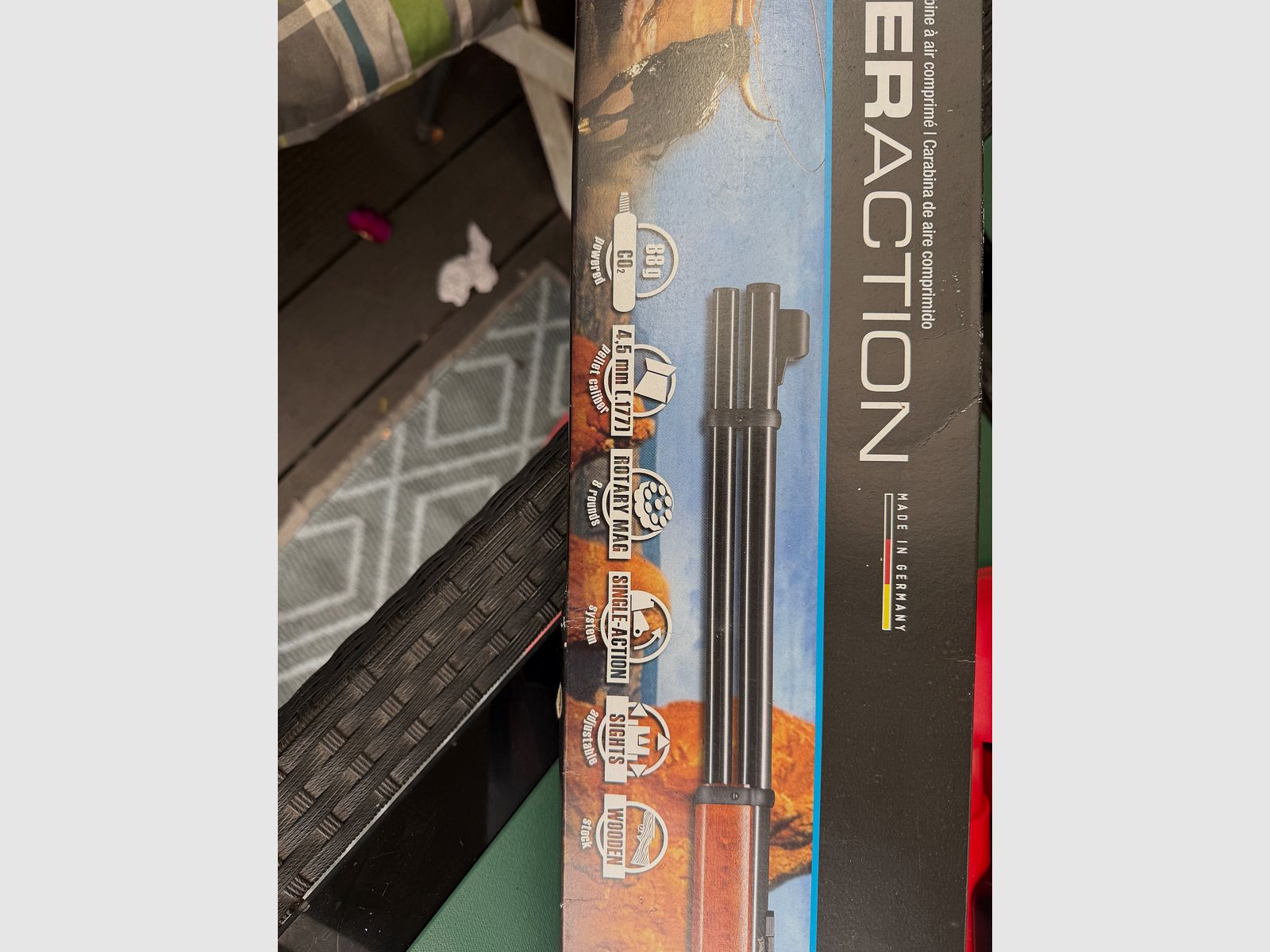 Walther Lever Action Steel Finish 4.5 mm Air Rifle
