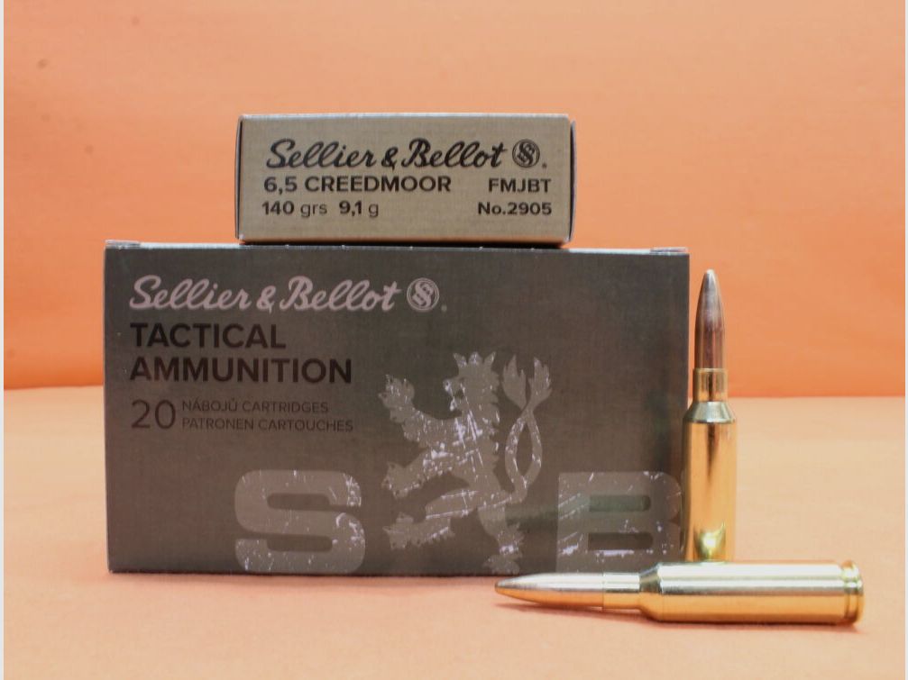 Sellier & Bellot S&B Cartridge 6.5mm Creedmoor S&B/ Sellier&Bellot 140grs FMJ (2905)
