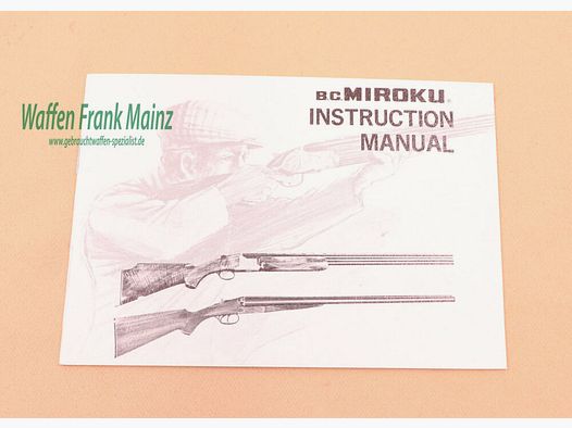 Miroku - Japón Manual de instrucciones Escopetas