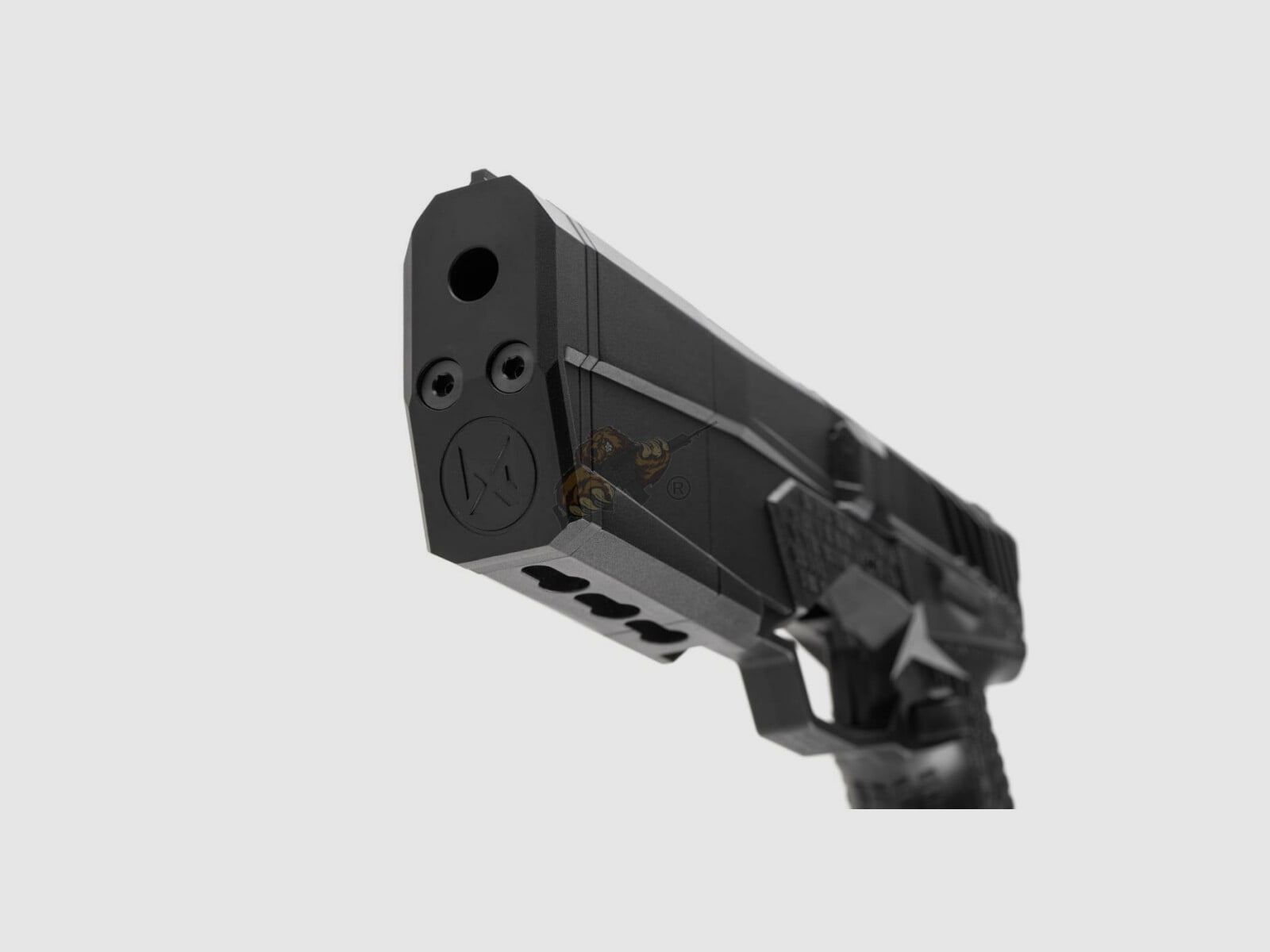 SilencerCo Maxim 9 CO2 Blowback Airsoft Pistolet w Czarnym od Krytac, zdjęcie 4 z 7