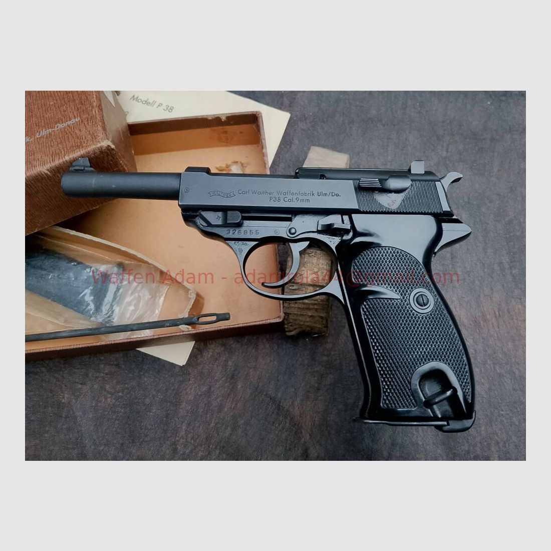 Walther P. 38 verstärkter Verschluss 7/69