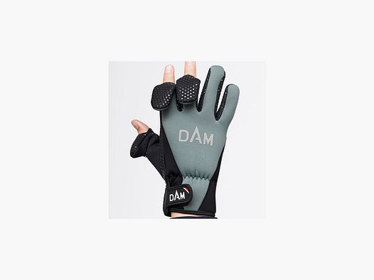 DAM FLIGHTER HANDSCHUHE SCHWARZ/GRAU