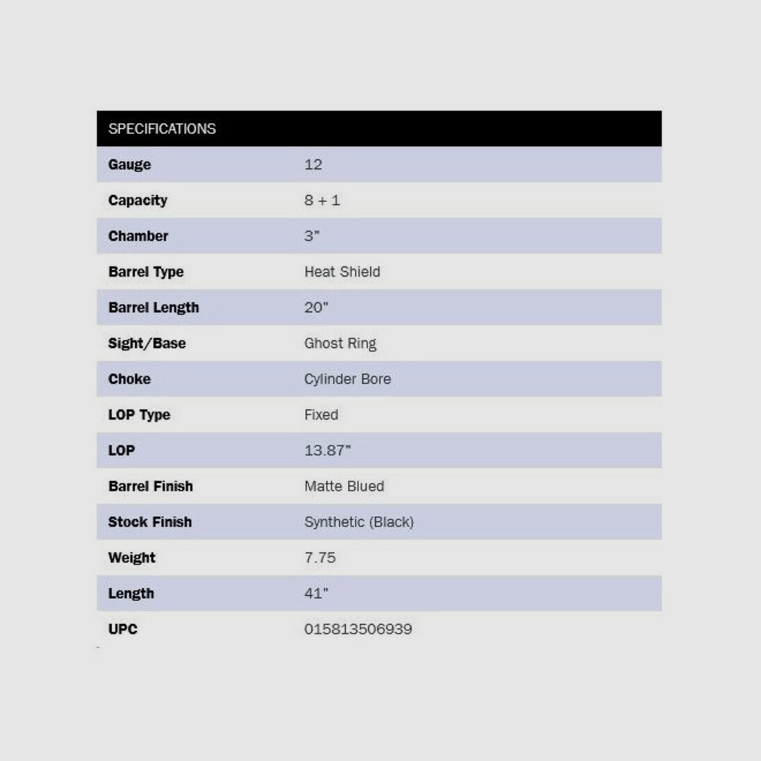 Mossberg 590 Persuader 9-Colpi 20" (20 pollici) 12/76