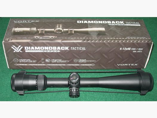 Vortex Optics Diamondback Tactical 4-12x40 Riflescope VMR-1 MOA