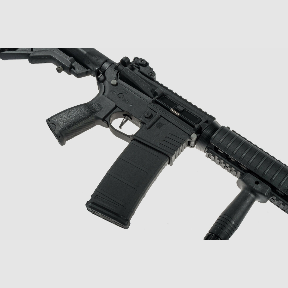 AR15 CQB-R CHARLIE ETU NC! - Serie Delta Armory Nero S-AEG Fucile Airsoft Libero da 18 Anni
