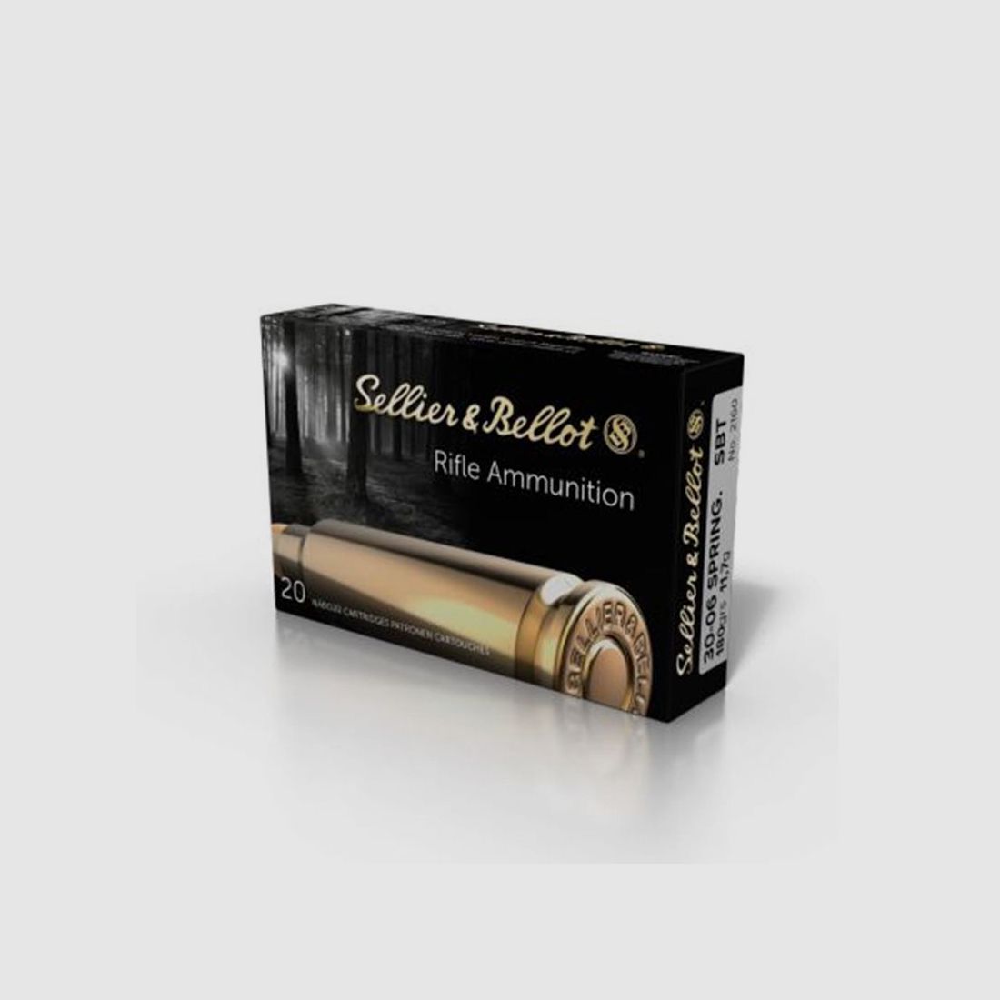 AMUNICJA 30-06 S&B SBT 11,7g/180gr, zdjęcie 2 z 4