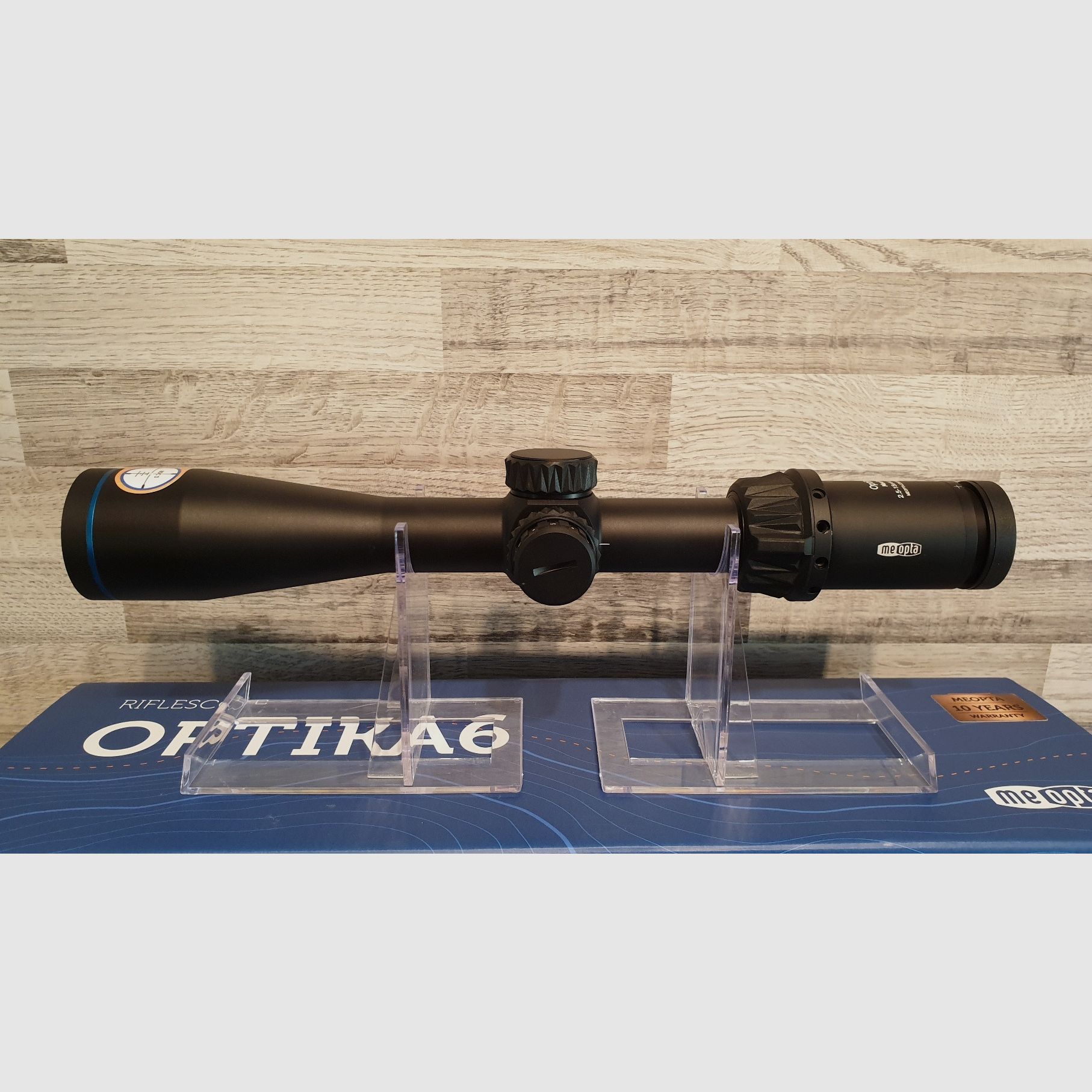 Meopta OPTIKA6 2,5-15x44 RD SFP kruis 4C met verlicht punt - Nieuwe goederen van de vakhandel -