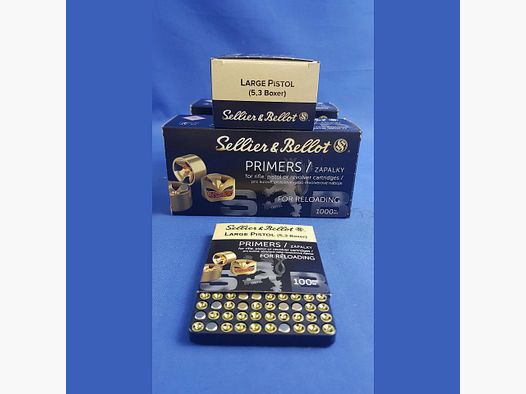 Sellier&Bellot Zündhütchen Large Pistol ( 5,3 Boxer )