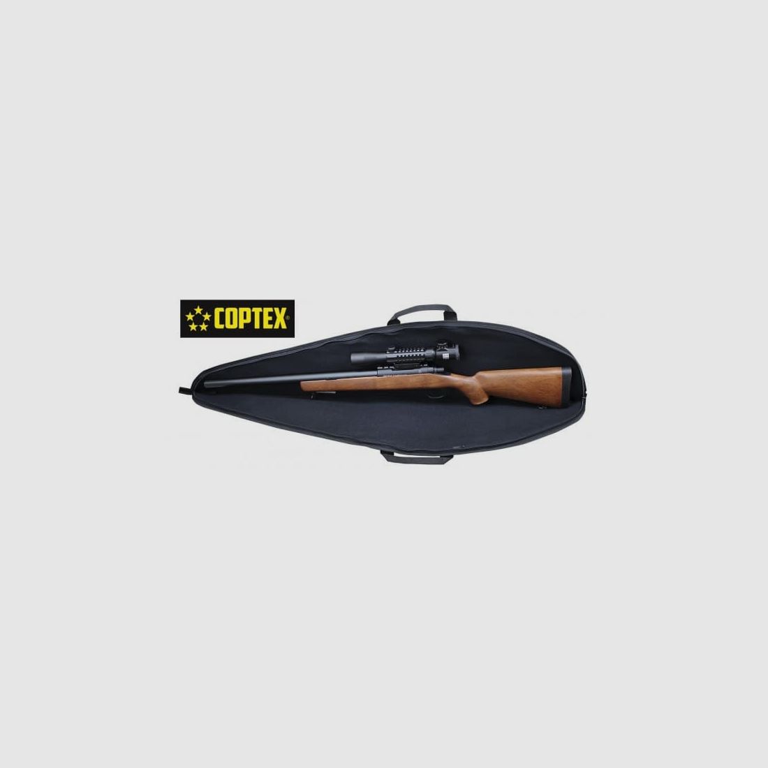 COPTEX Futteral f. Langwaffe Cordura mit Außentasche 110cm BLACK, Bild 2 von 2