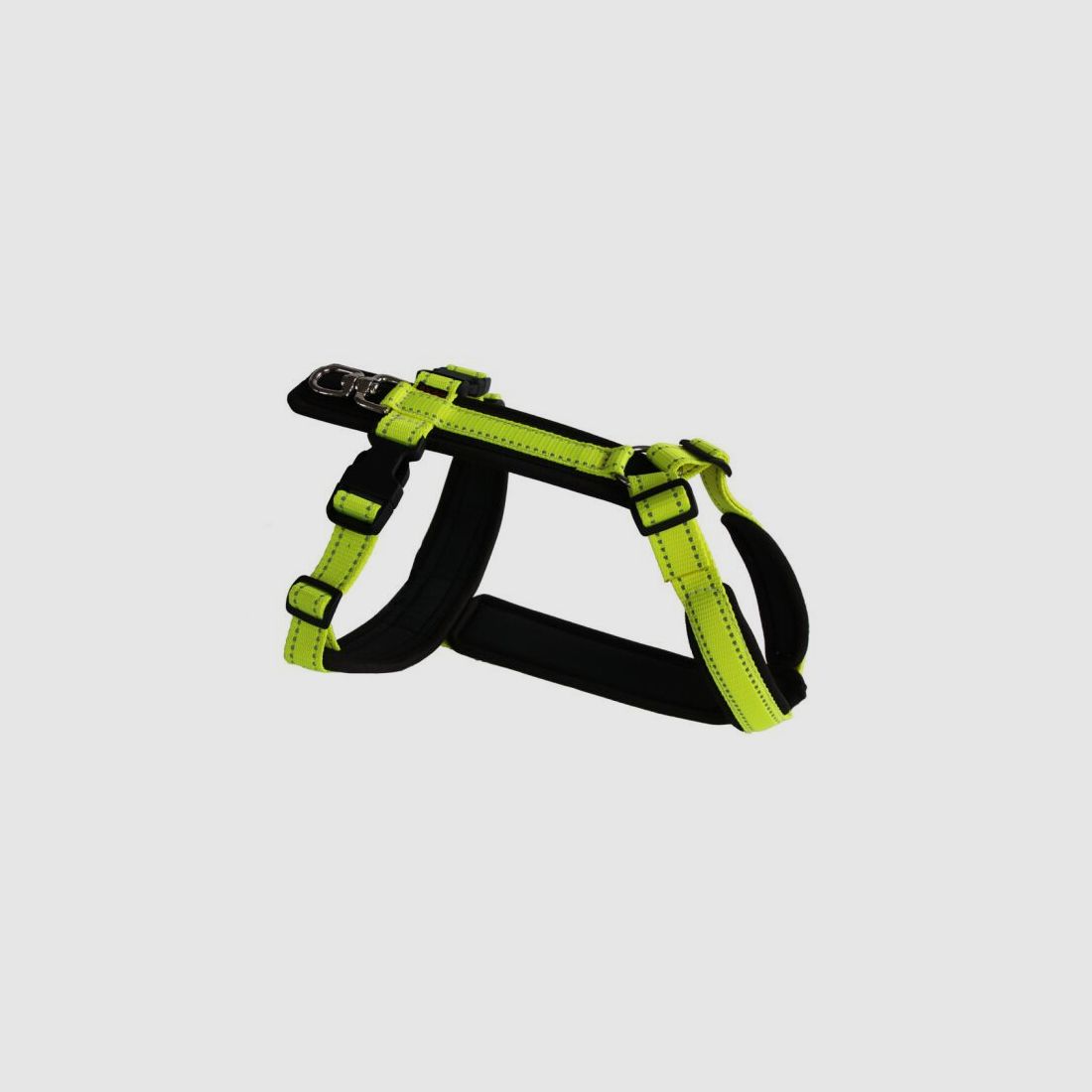 AKAH Hundegeschirr Tracker neongelb