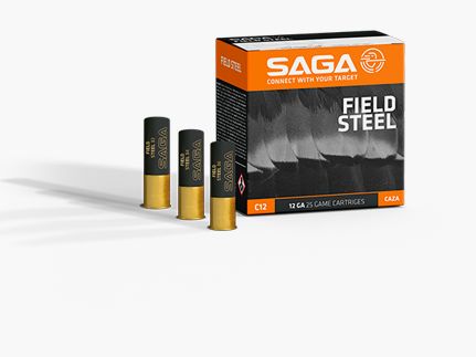 Saga 12/70 Field Steel HP NO.3 3,5mm - 36g Stahlschrot
