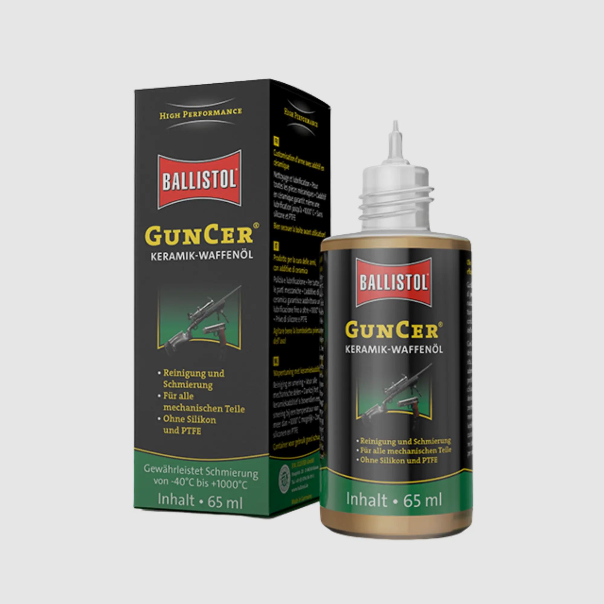 Ballistol GunCer Keramik-Waffenöl Flasche (65 ml)